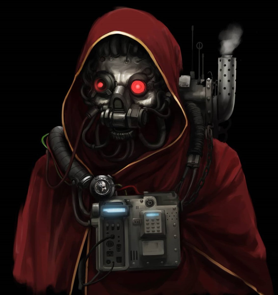 40kARTdotcom's tweet image. Tech-Priest, Adeptus Mechanicus Warhammer 40k Art by Hendrix Schneider