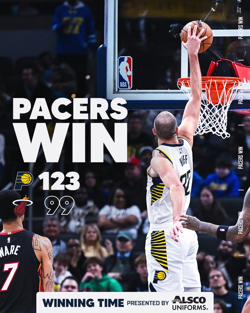 tipping off the homestand with a #PacersWin‼️