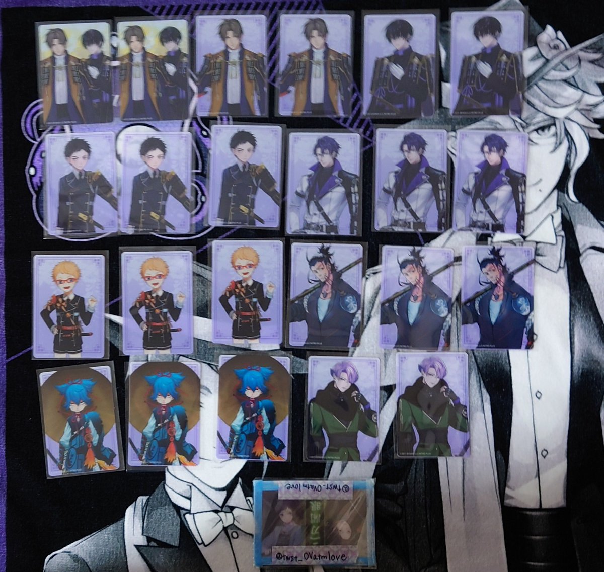 交換・譲渡】刀剣乱舞、とうらぶ、PASH！、2月号、クリアカード プロフ