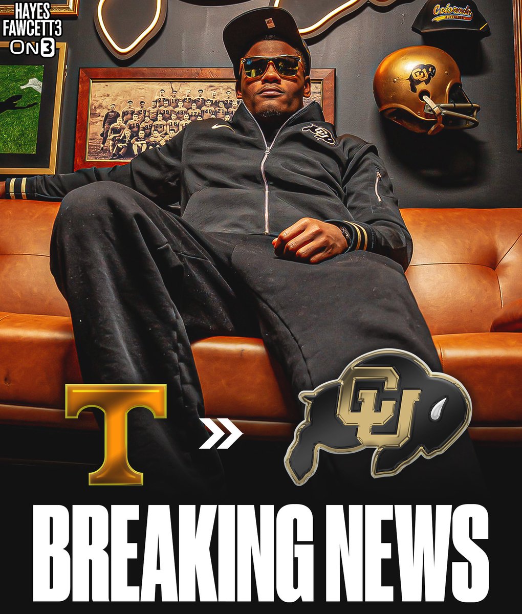 Hayesfawcett3's tweet image. BREAKING: Tennessee transfer DB Boo Carter has Committed to Colorado, he tells @on3sports

He totaled 63 tackles, 3 FF, 2 Sacks, 3 PD, &amp;amp; 1 INT in his time with the Vols

Carter is one of the Top DBs in the On3 Portal Rankings

on3.com/transfer-porta…