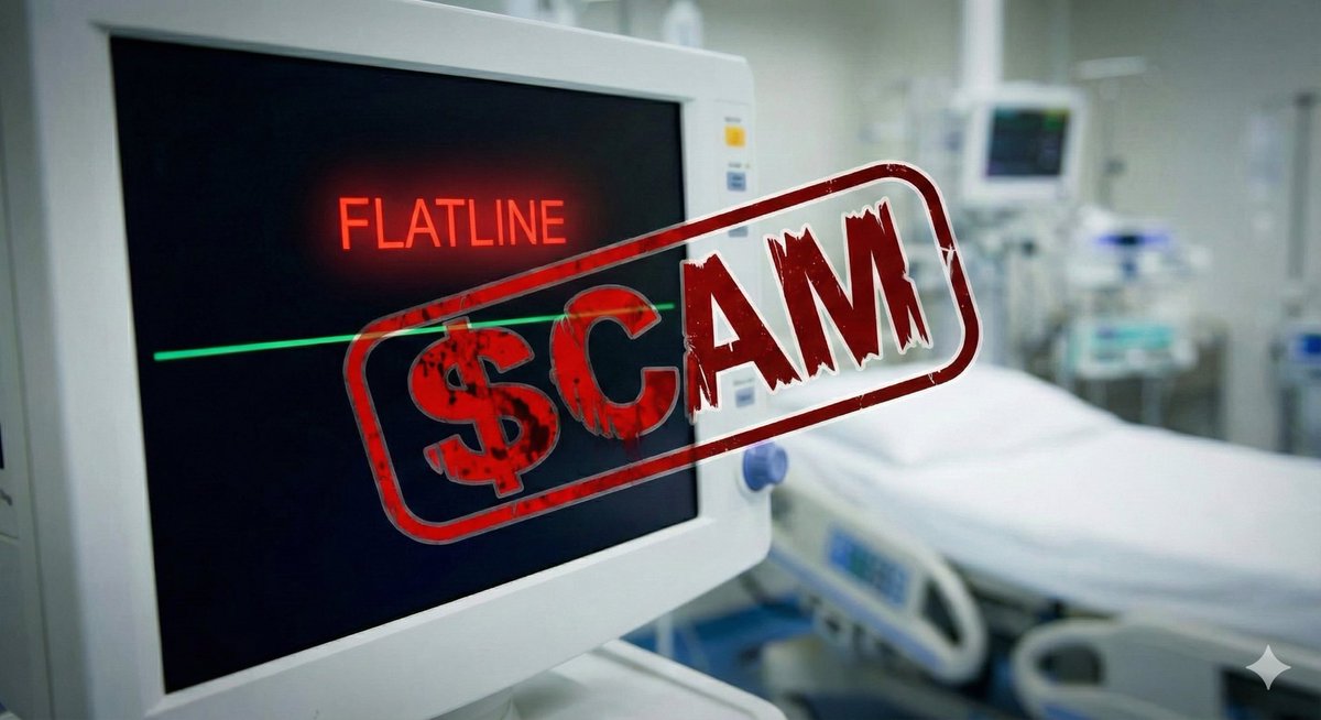 scamforeal's tweet photo. Day 4 Technical Analysis:
$SCAM has formed a rare 'Flatline Pattern' on the 4H chart.
This usually indicates that the patient has died.
But in crypto, this is called 'accumulation.'
NFA. DYOR. RIP

#PumpFun #Solana #Memecoin #Scam4Real #ZeroVolume #HonestCrypto #Scam #meme #Web3 https://t.co/nNfzUkDkM4