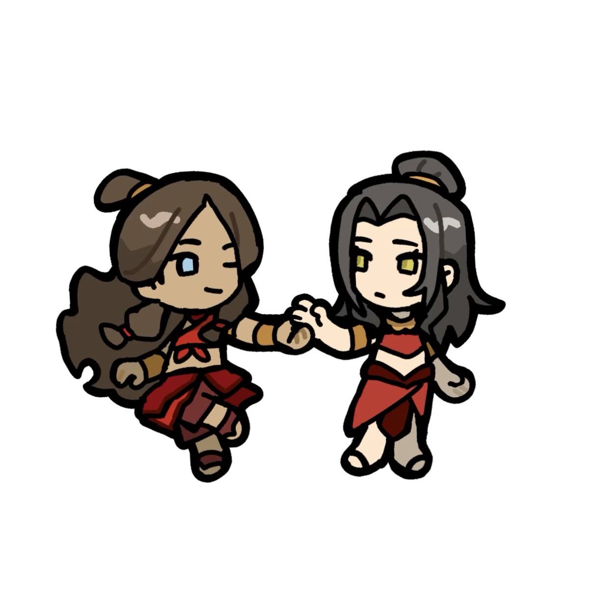 azulaservant's tweet image. Having random azutara thoughts again . But come with me oomfs. 

Katara’s trauma is that she lost her mother at a very young age, and her father is not only misogynistic but does not understand her and don’t know how to relate to her. (Besides ofc the insane other amount of+