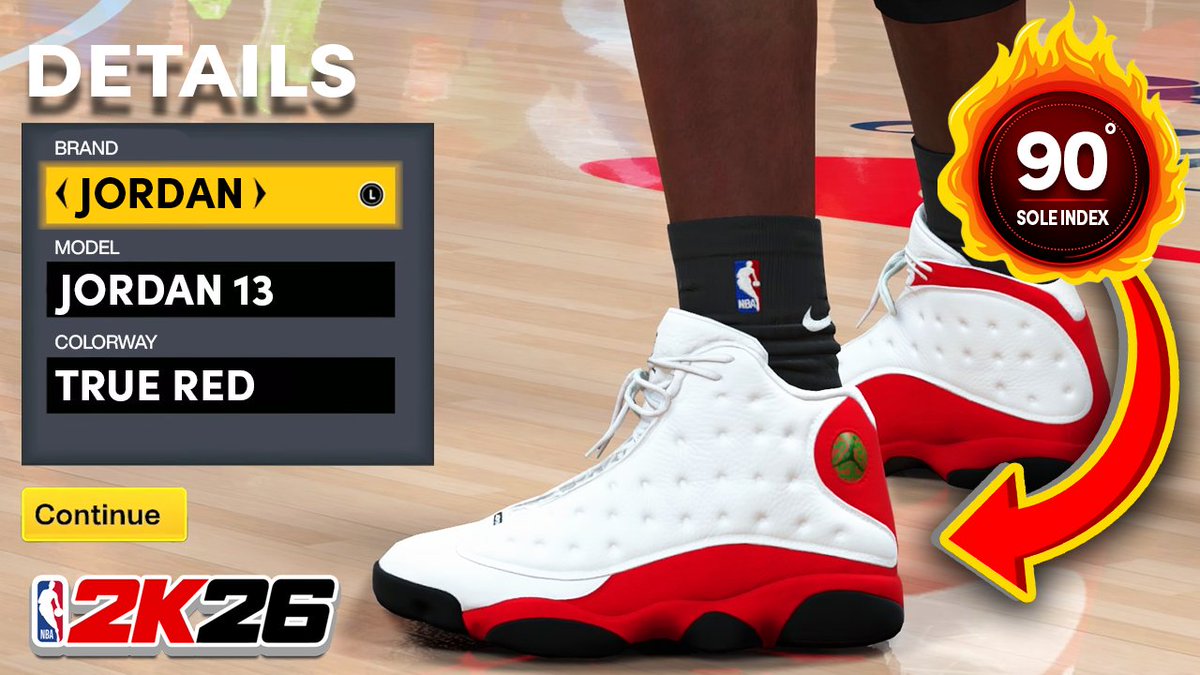 🧪 New Shoe Drop 🧪

Jordan 13 True Red

youtu.be/FX5i23geass

#thesolelab #solenation #nba2k26 #nba2k #jordan #jordan13 #retrojordan