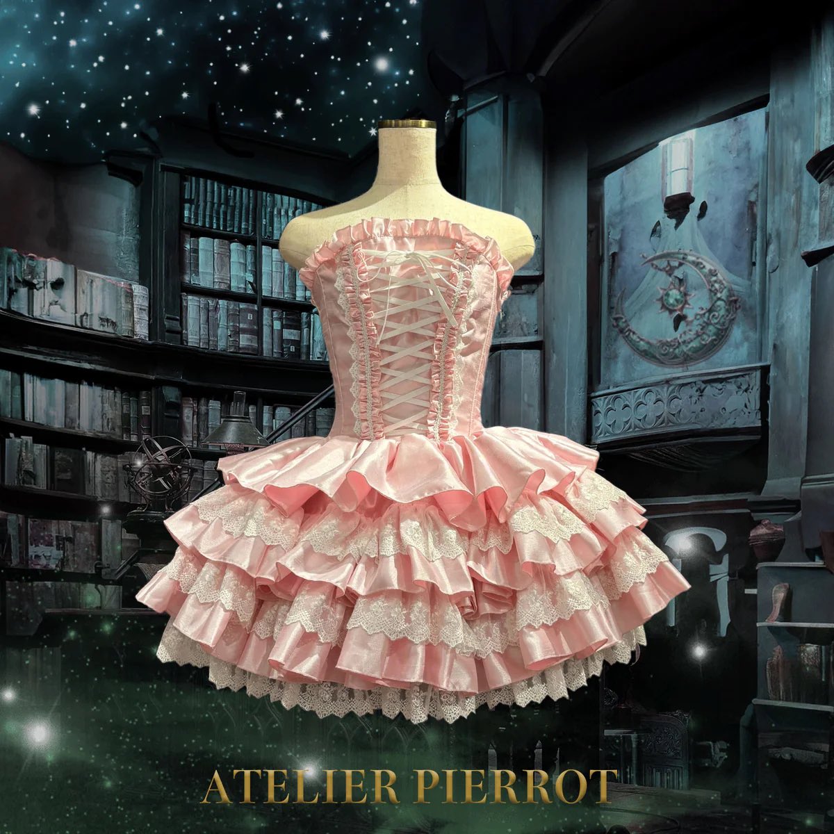 ATELIER PIERROT☆Bustle Corset Dress☆ピンク Bustle Corset OP (2023) by Atelier Pierrot
