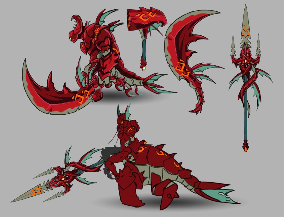 NakanaKRei's tweet image. It's that time of the year, ain't it? That's right, Nulgath season. Here's some concepts I've done. If I have the time I might be able to work on a few.