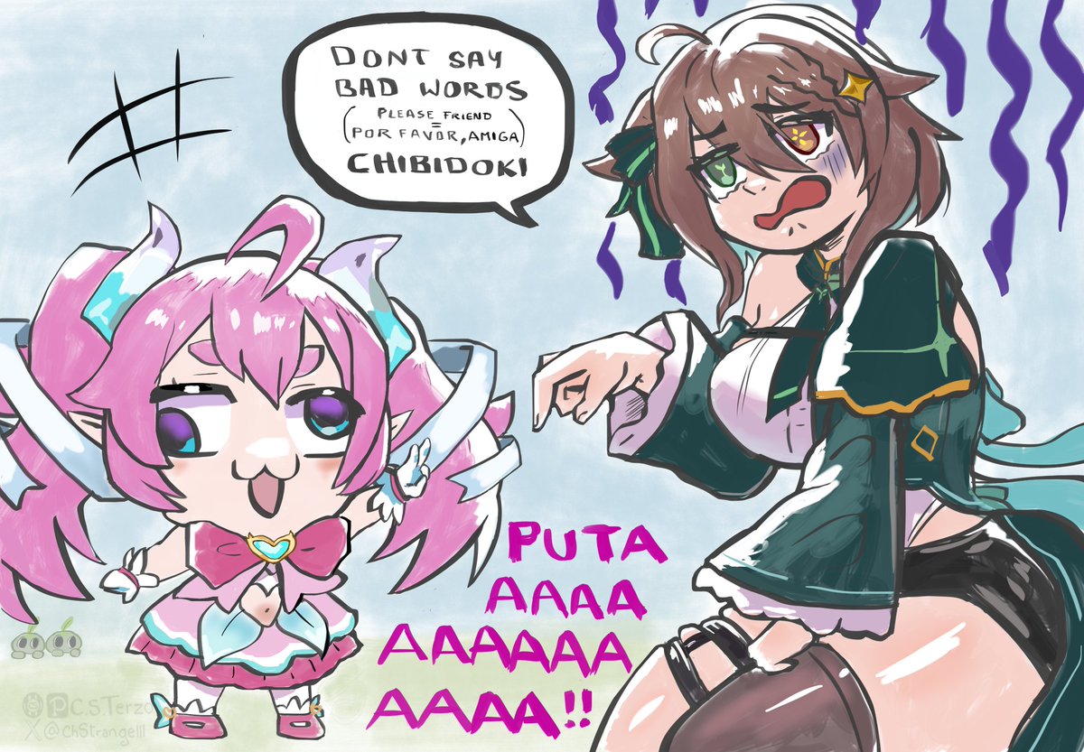 ChStrangelll's tweet photo. 💕Chibidoki 🤝Meica🌱

Las Amigas

#chibmin #Meica_art https://t.co/9bRwvLzInU
