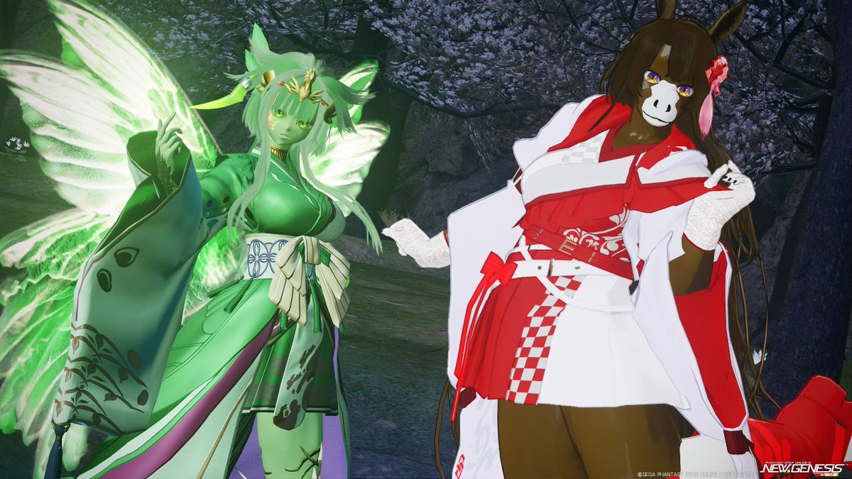#ねふのクリスペ交流会
#PSO2NGS_SS
ご一緒ｱｼﾞｬﾏｯｼｭ!!!(*´Д｀)
①フレイヤさん
②フレイヤさん（すごぃ感動していっぱい撮っちゃった
③ラスティさん
④ケリーさん