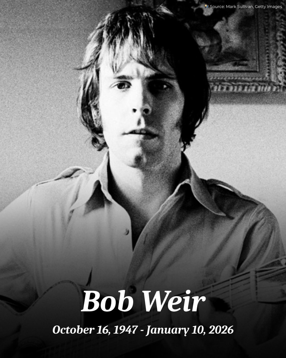 CAgovernor's tweet image. Bob Weir was a true son of California who helped create the soundtrack of a generation.

He was — and will always be — a king of psychedelic rock. Bob will be deeply missed, and his music will forever live on.