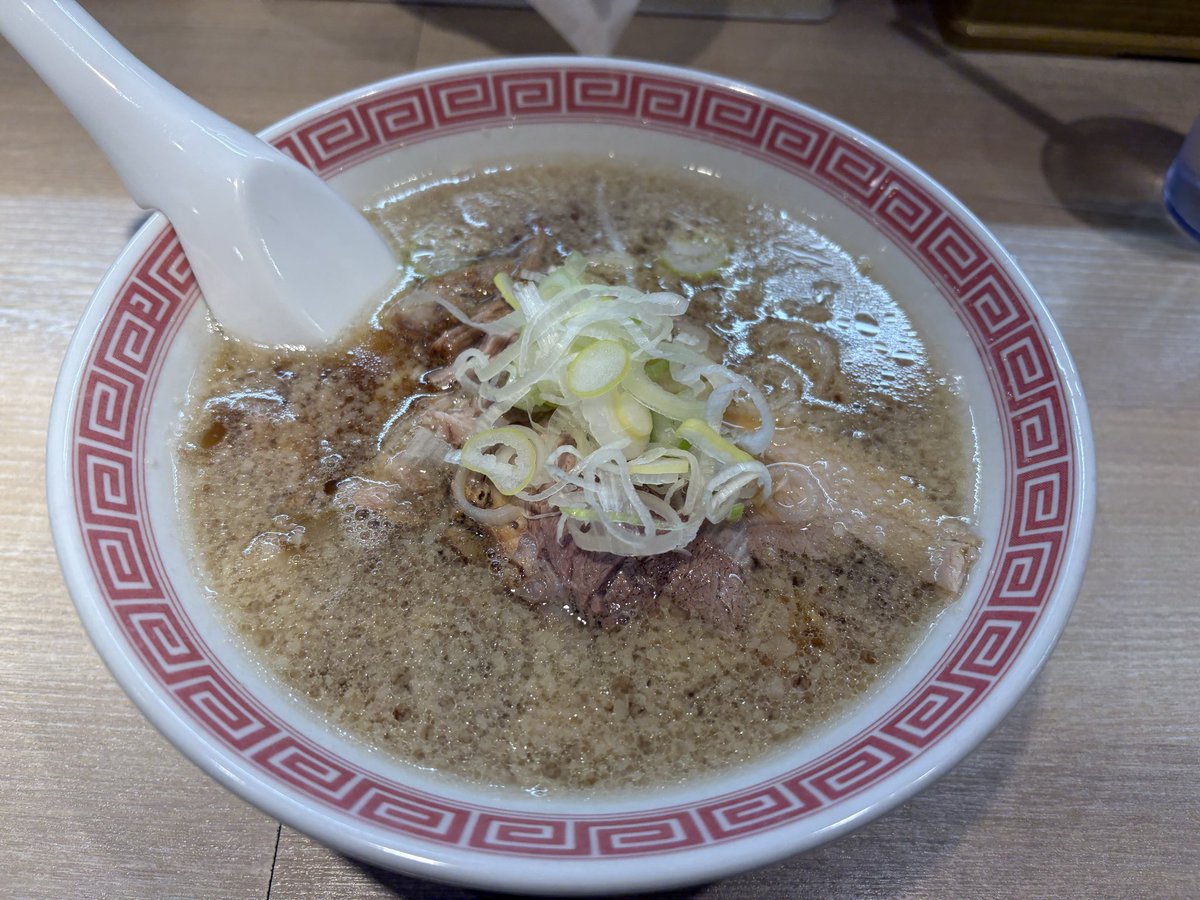 またきた巣鴨朝ラーメン☺️