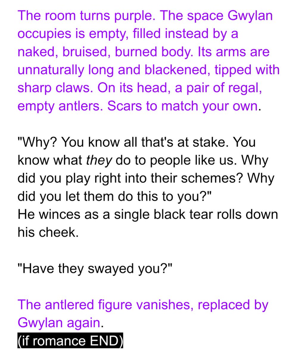 laphoswave's tweet image. The Soft Bad End Intro if you have the Auriga Scar. I'm posting screens bit by bit. They're in order. I cut out repeating/completely uninteresting parts (I may upload specific parts later if you ask nicely). I may draw a logic tree later...