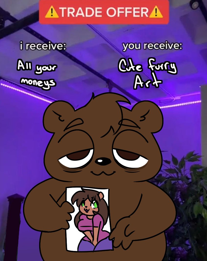 Burrboun's tweet image. Welcome to the amazing world of chonky bears!

This are some offers this burr has for you!, If you're interested in getting a piece just send me a message!

Sometimes I offer random specials at the start of the day!