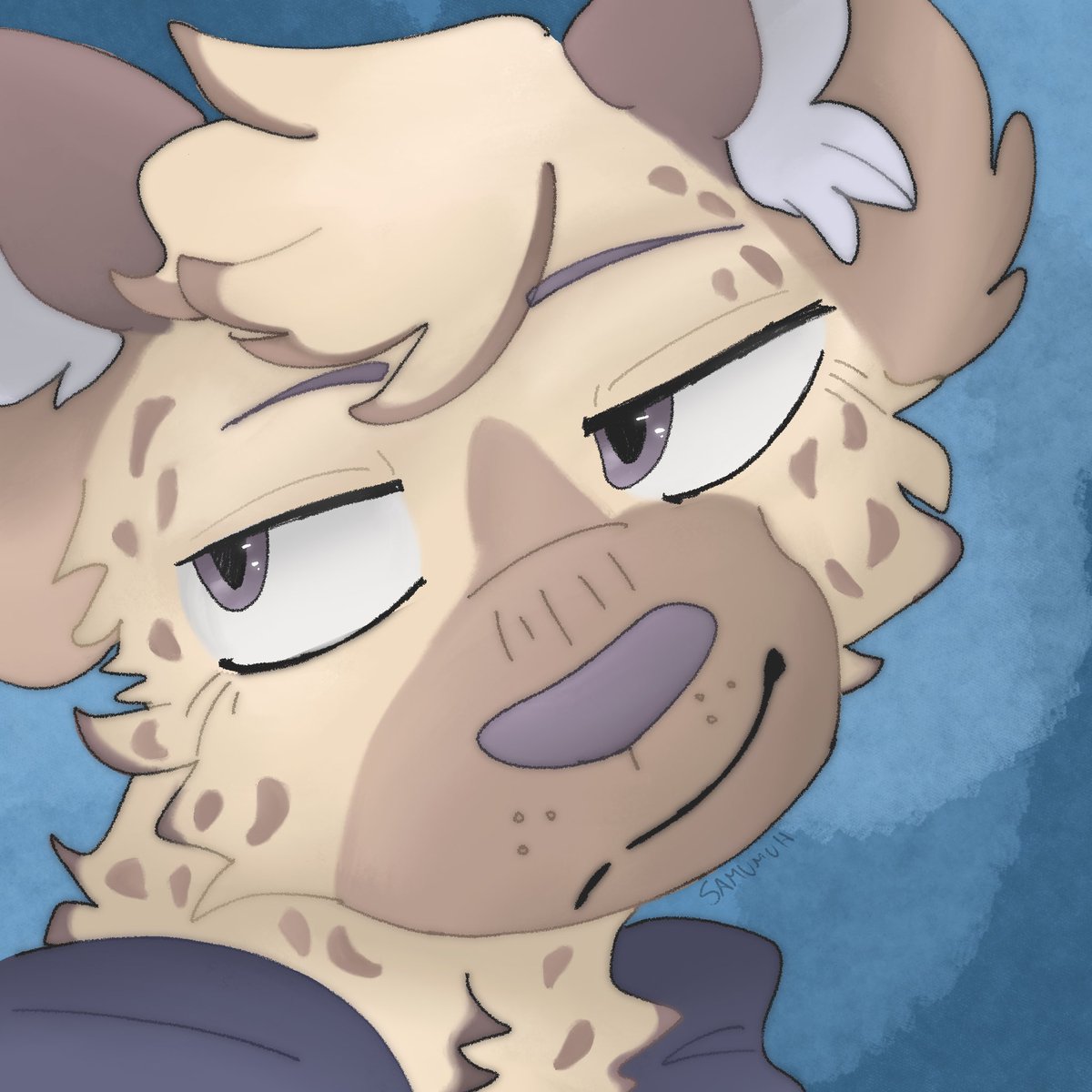 Samumuh_'s tweet image. First raffle prize for @_JustMarl !! I hope you like it 😁
#furry #furryart