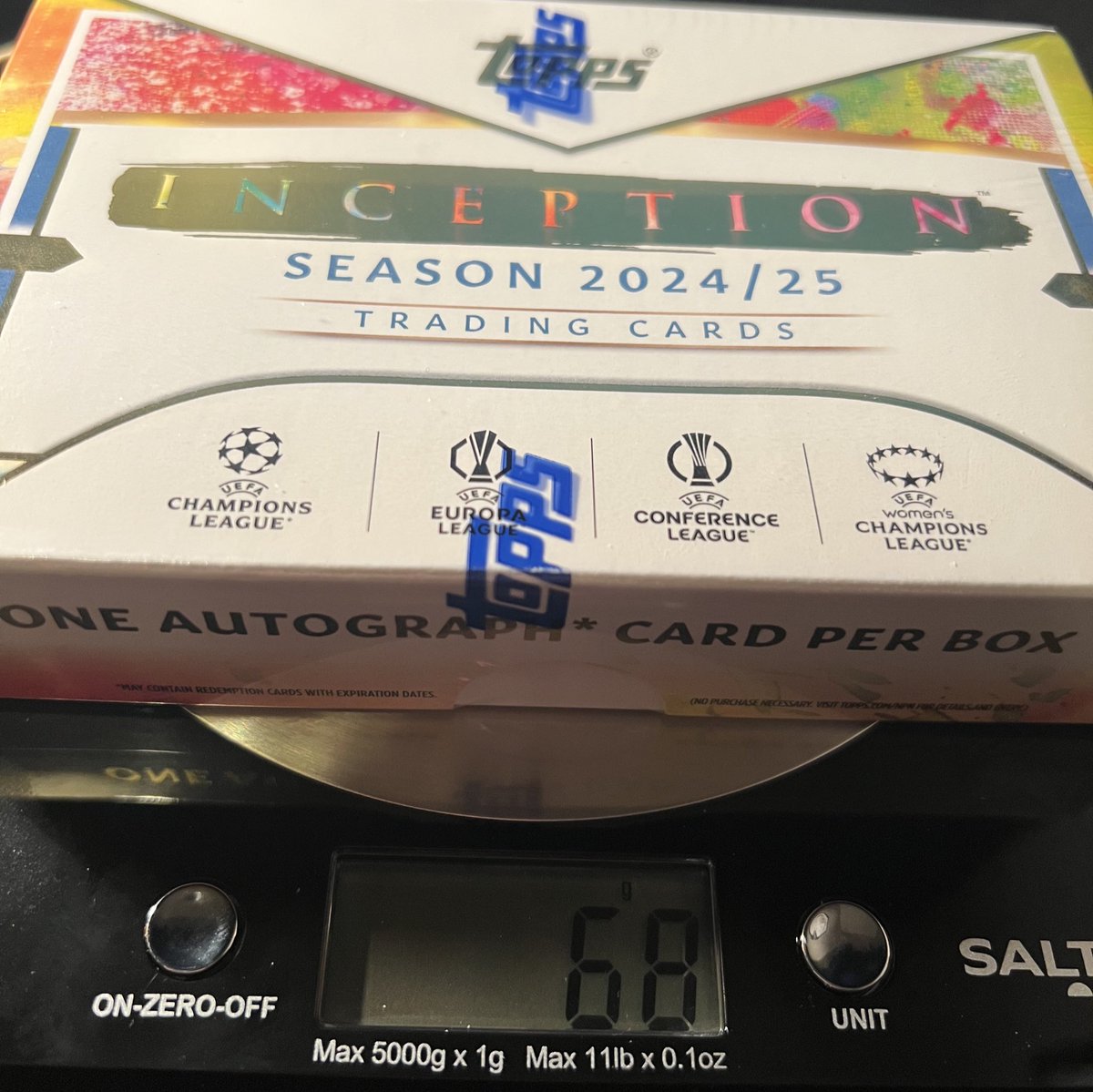 ToucanCardsUK's tweet image. Topps Merlin 2024/25 box weight:297
Topps inception 2024/25 box weight:68g
Topps museum collection 2024/25 box weight collection:90g
Topps marvel chrome 2025 box weight collection:308g 
#toppsfootball #toppssoccer #FootballCards #soccercards