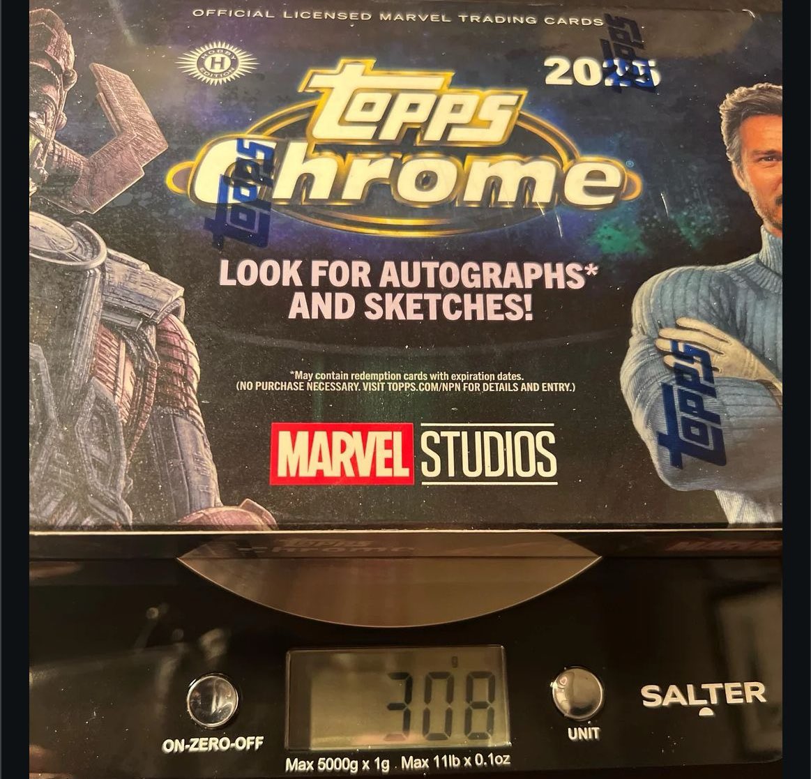 ToucanCardsUK's tweet image. Topps Merlin 2024/25 box weight:297
Topps inception 2024/25 box weight:68g
Topps museum collection 2024/25 box weight collection:90g
Topps marvel chrome 2025 box weight collection:308g 
#toppsfootball #toppssoccer #FootballCards #soccercards