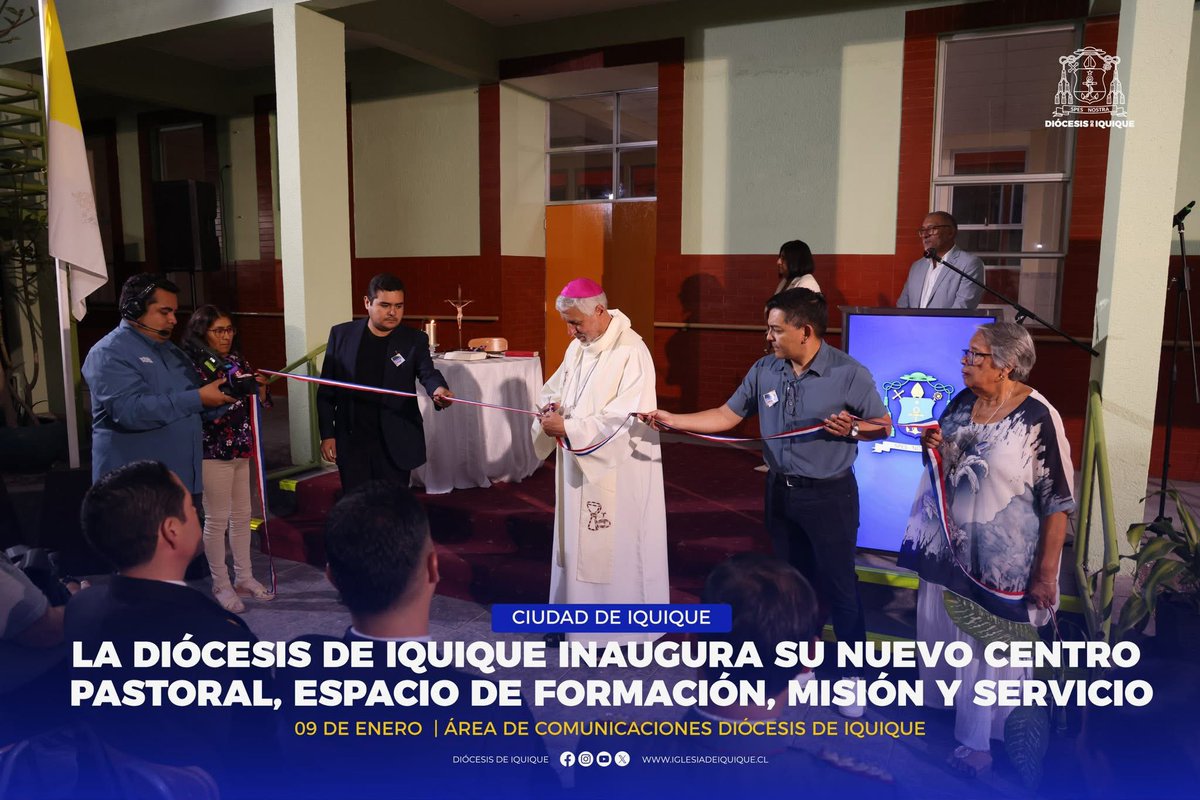 LA DIÓCESIS DE IQUIQUE INAUGURA SU NUEVO CENTRO PASTORAL, ESPACIO DE FORMACIÓN, MISIÓN Y SERVICIO

NOTA COMPLETA: iglesiadeiquique.cl/noticias/di%C3…