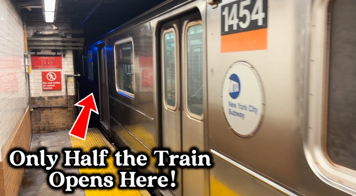 JfTransit's tweet image. This is pretty strange.. youtu.be/ywY36ABWebI?si… #nycsubway