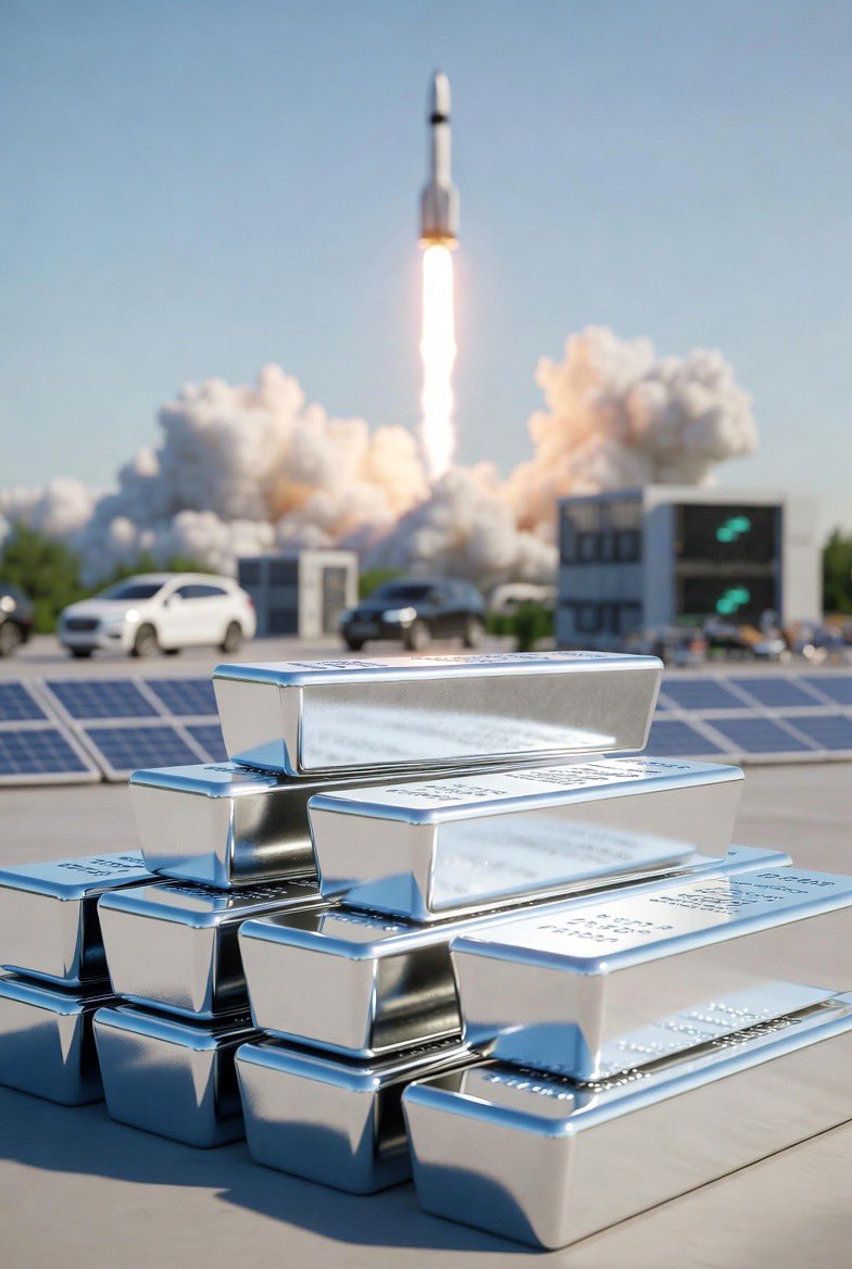 eli_proof's tweet image. Silver just ripped back above $79 🚀🥈  
Paper price? Suppressed for years.  
Physical? GONE. Dealers backed up weeks, premiums insane.  
EVs + Solar + AI data centers eating EVERY ounce.  
Shorts are TOAST. $100 is the floor, $150-200 coming in 2026.  
Who's still sleeping on…