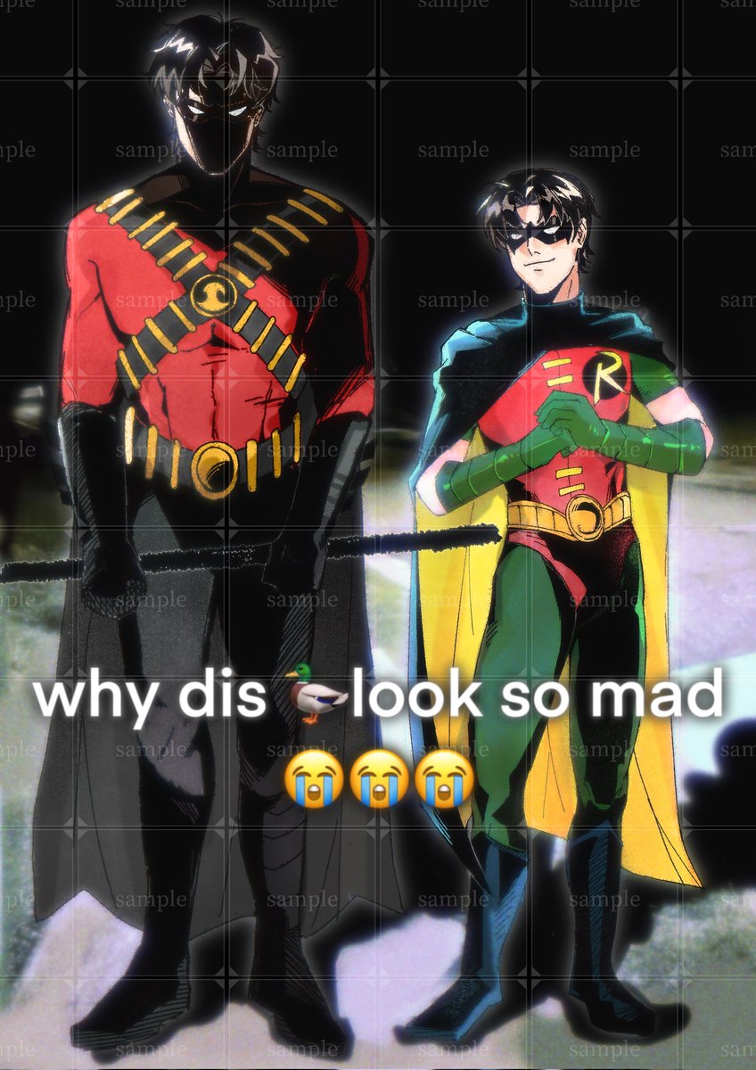 aaaaerbeisishan's tweet image. why dis 🦆look so mad!!! #TimDrake
#redrobin