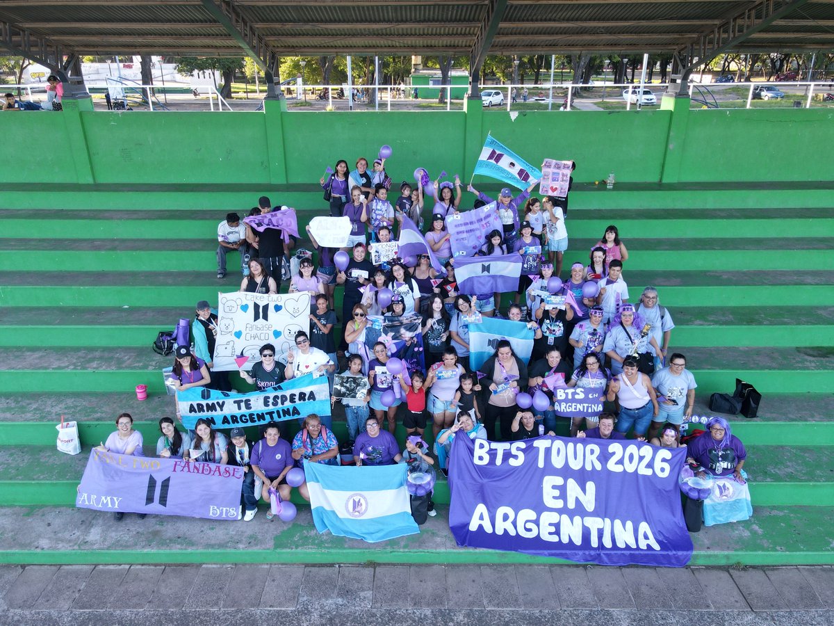 Cintia_Jenny's tweet photo. Empezó con Jin en suelo Argentino, continúa con los 7 #BTSARGENTINA2026
#PROYECTOMORADOARG
#TOURBTSARG @dfallaccess https://t.co/EwifwOLUP0