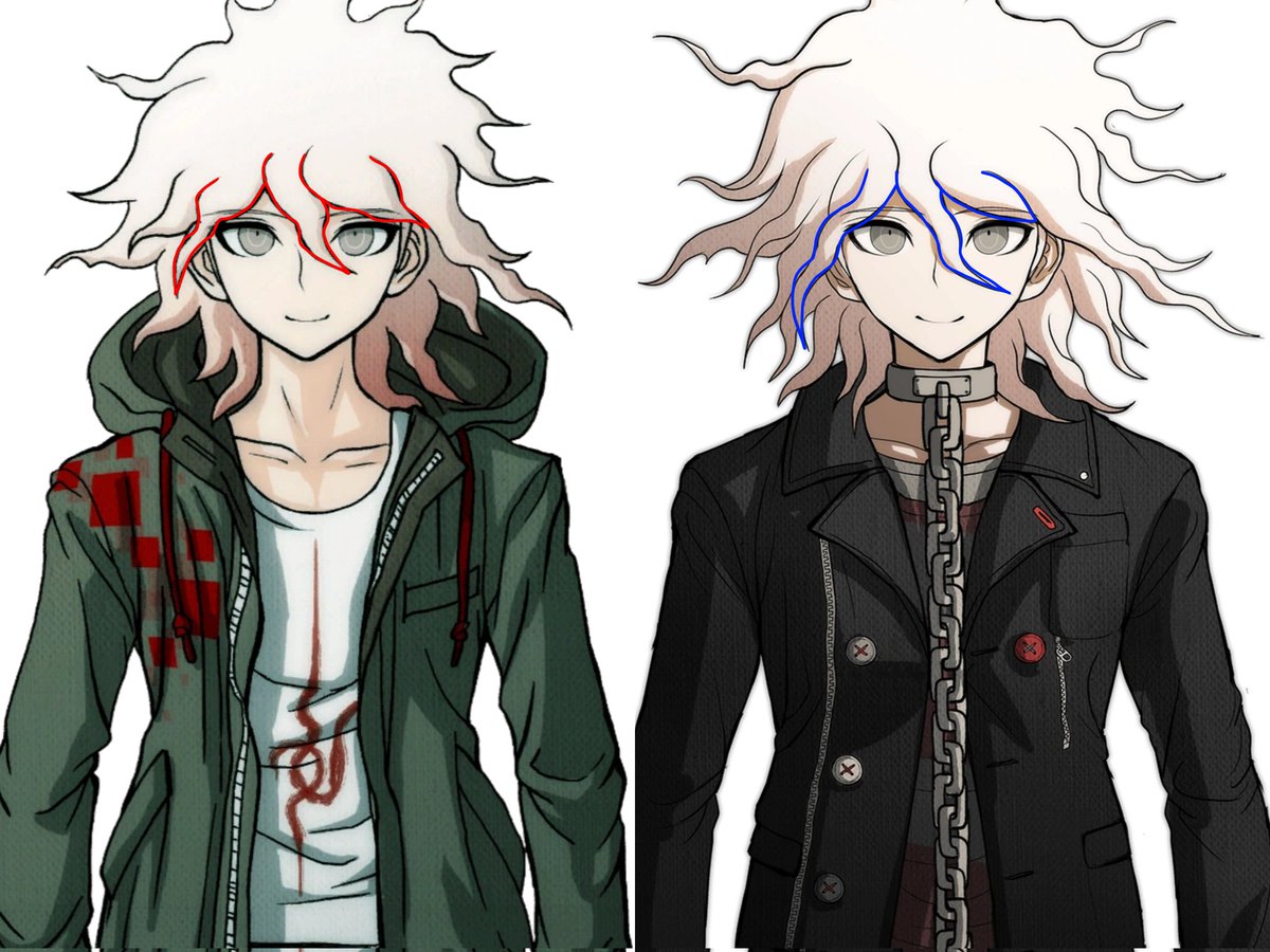 maenavigo's tweet image. Nagito and Servant have similar bangs