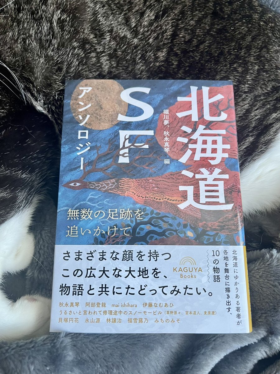 北海道SFアンソロジー手元に届きました。16日ごろから全国の書店さんに並ぶそうです。よろしくお願いします！