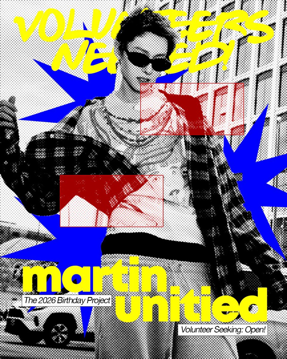 MartinUnitied's tweet image. 💿  /  ...  Reel into the moment of 𝙿𝚁𝙾𝙳. 𝙼𝙰𝚁𝚃𝙸𝙽’s beat as his eighteenth party began to strike news around town. With a growing anticipation building up, we’re inviting you to be one of our volunteers. Sign up here tinyurl.com/MU-Project-Vol…, await for the good news!