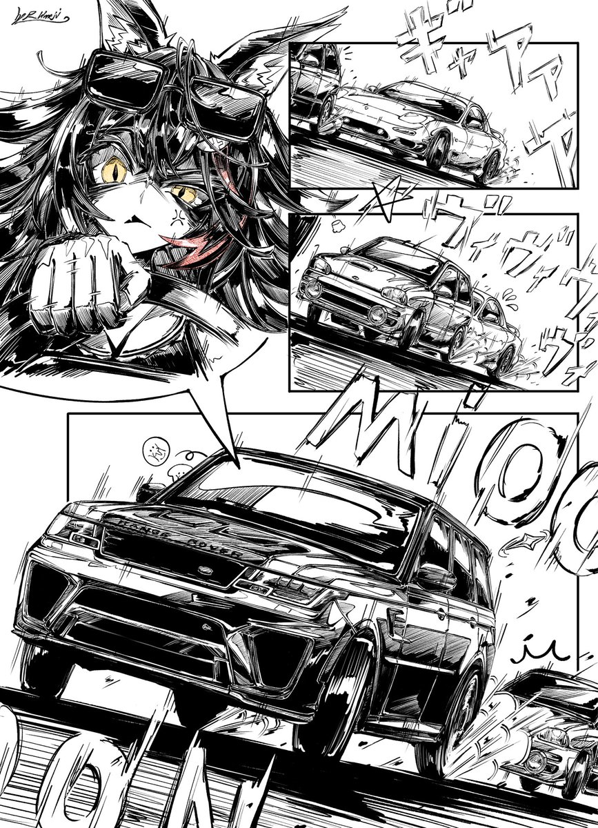 ミオ車!?

 #illustration
 #みおーん絵
