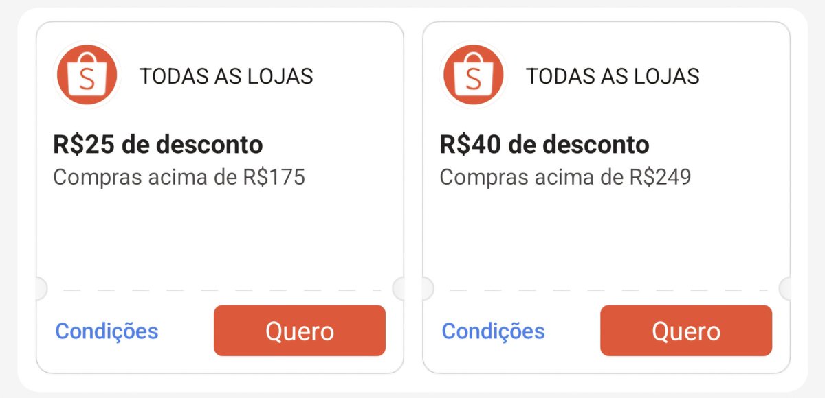 Ghost_Promos's tweet image. 👻 CUPOM SHOPEE 
R$25 OFF acima de R$175
R$40 OFF acima de R$249

➡️ RESGATE AQUI:
🔗 s.shopee.com.br/5fiNlLkgAx

🧡 Válido p/ contas selecionadas
