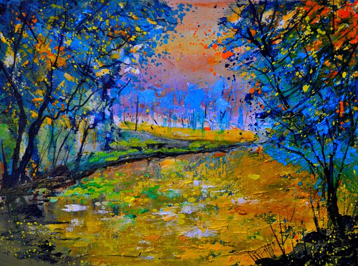 pledent's tweet image. Art of the Day! "pond 4030". Buy at: ArtPal.com/ledent?i=28-261