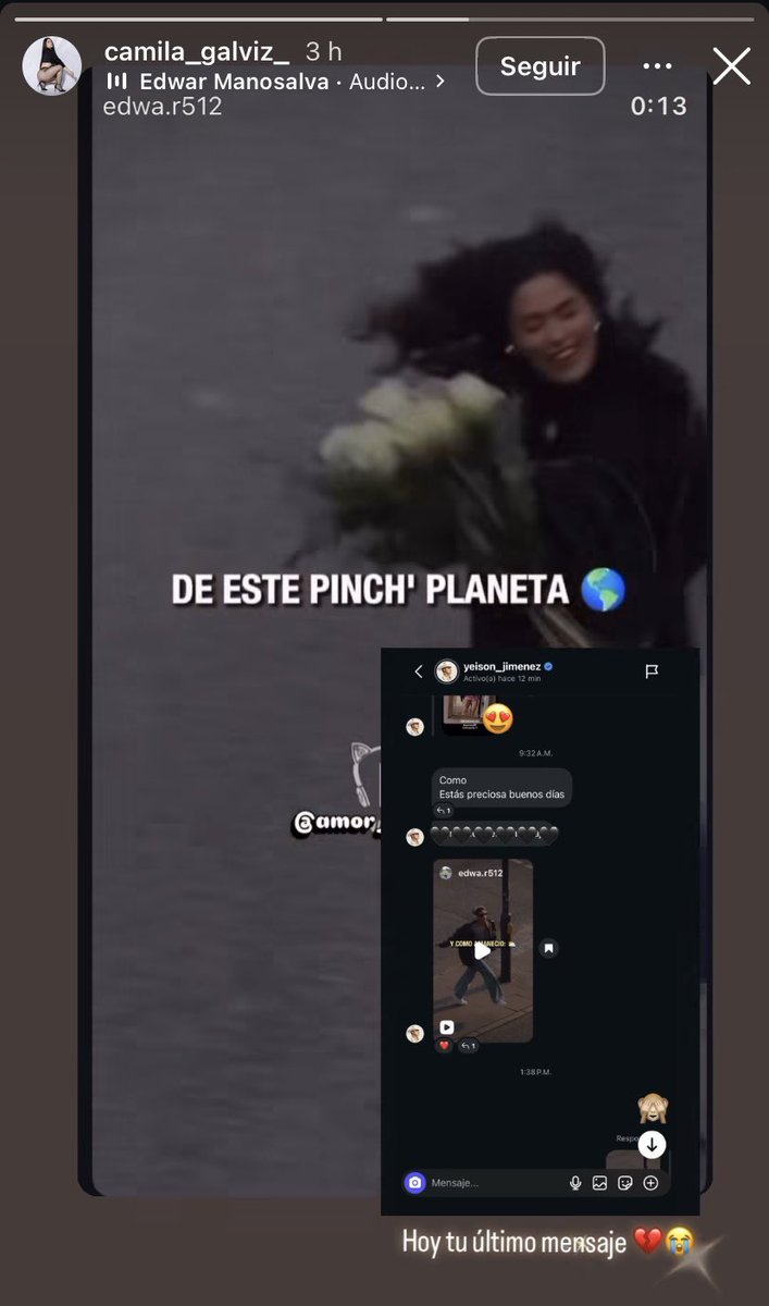 Esas mozas de hoy en día no conocen la palabra respeto. 

#yeisonjimenez