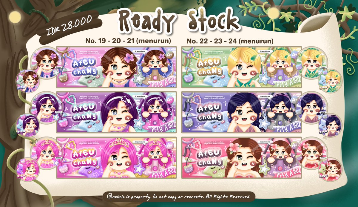 naheio's tweet image. ♥︎—help repost, please? tencu!

o'heio bb, AfEU bawa 24 ready stock layout chibi edisi princess &amp;amp; barbie yang bisa kamu take, yaitu pada;
🗓 Minggu, 11/1/2026 (hari ini)
⏰️ 19.30 WIB
🛒 IDR 28.000
🎨 +6k recolor (free retext)

cekie details di bawah, yuk jajan! 😆🩷 #zonauang