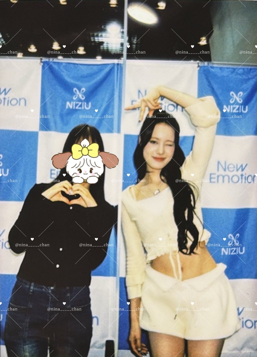 260110 New Emotion 📸🍒

ニナちゃんとチェリーピース2人で１つ(⸝⸝⸝>_<⸝⸝⸝)♡また１つ思い出が増えて嬉しい❣️
ニナちゃん2026もよろしくね💙🍒#NiziU #NiziU_2shot #NINA_bubble