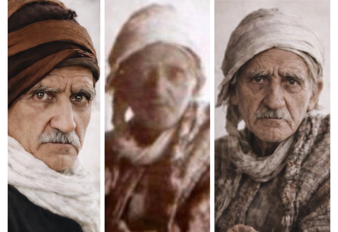Üstadımızın Fatih Camiindeki netleştirilmiş 1. fotoğrafından hareket ile

Isparta'da daha yaşlı iken (7-8 yıl sonra) karyolanın üzerinde oturduğu flu fotoğrafın 

yine AI ile netleştirilmiş hali (3. fotoğraf)