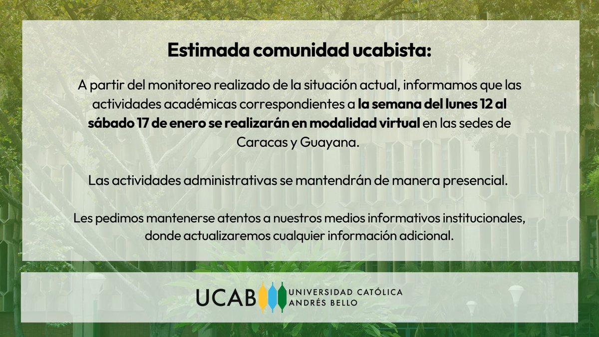 UCAB tweet media