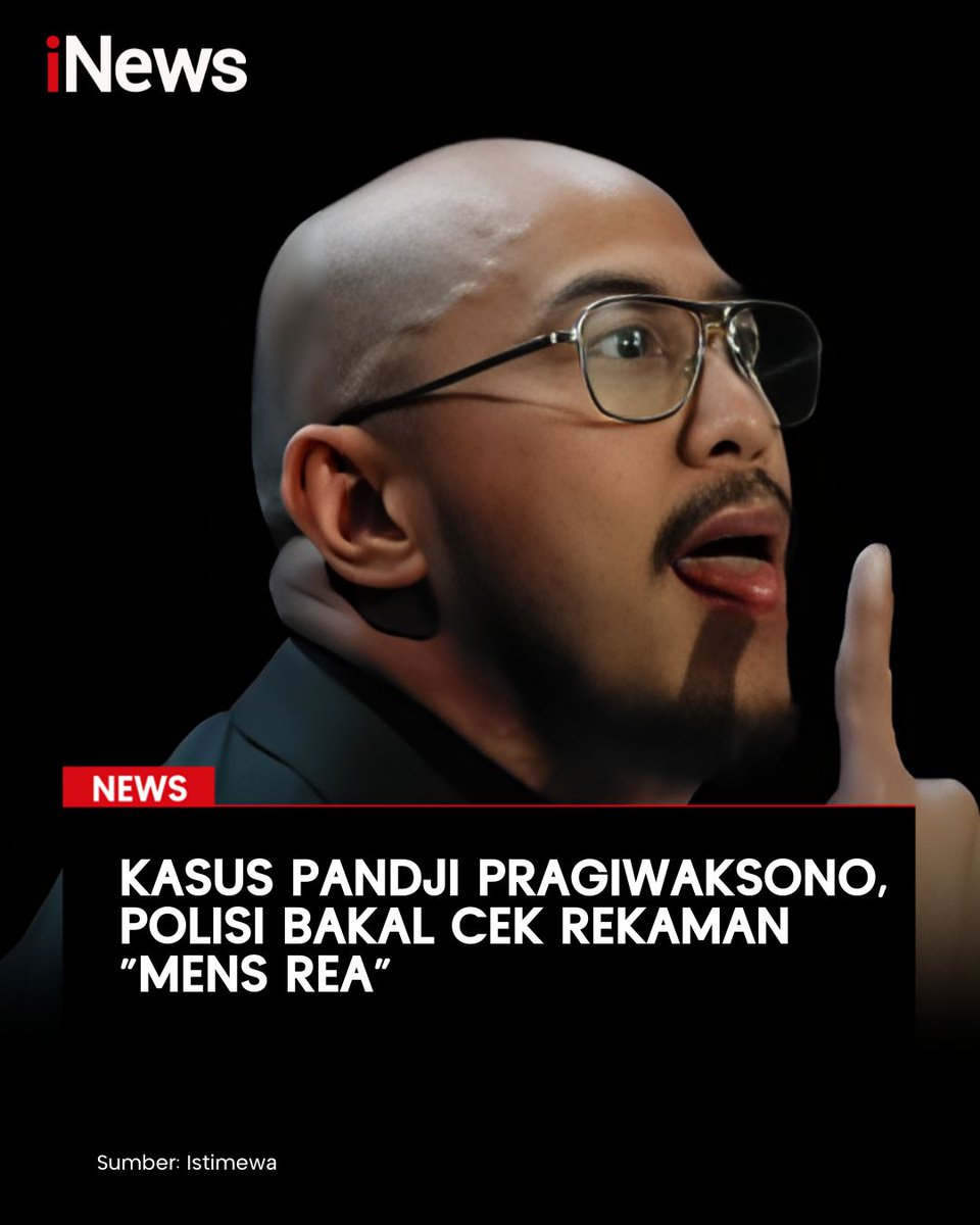 officialinews_'s tweet image. Polda Metro Jaya tengah mengusut laporan terhadap komika Pandji Pragiwaksono terkait materi stand up comedy Mens Rea. 

Polisi akan menganalisis rekaman materi yang diserahkan pelapor dan segera memanggil pihak terkait untuk klarifikasi.

inews.id/news/nasional/…

#iNews