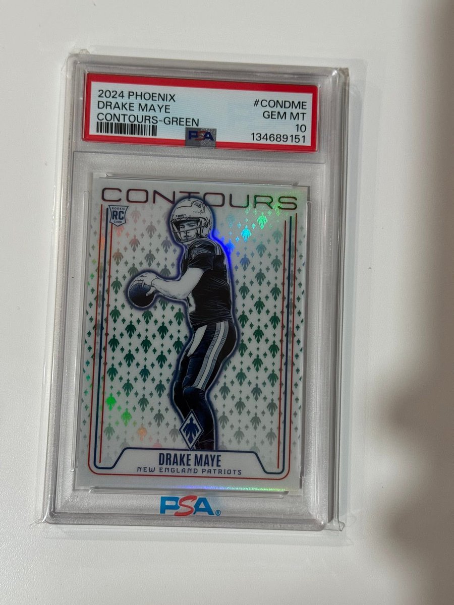 Lil_E300's tweet image. A few bangers for sale!

Drake Maye Contours Green /25    $750

Drake Maye Spectra Neon Blue /50    $390

Josh Allen Rookie Introduction     $415

JSN Checkerboard      $250