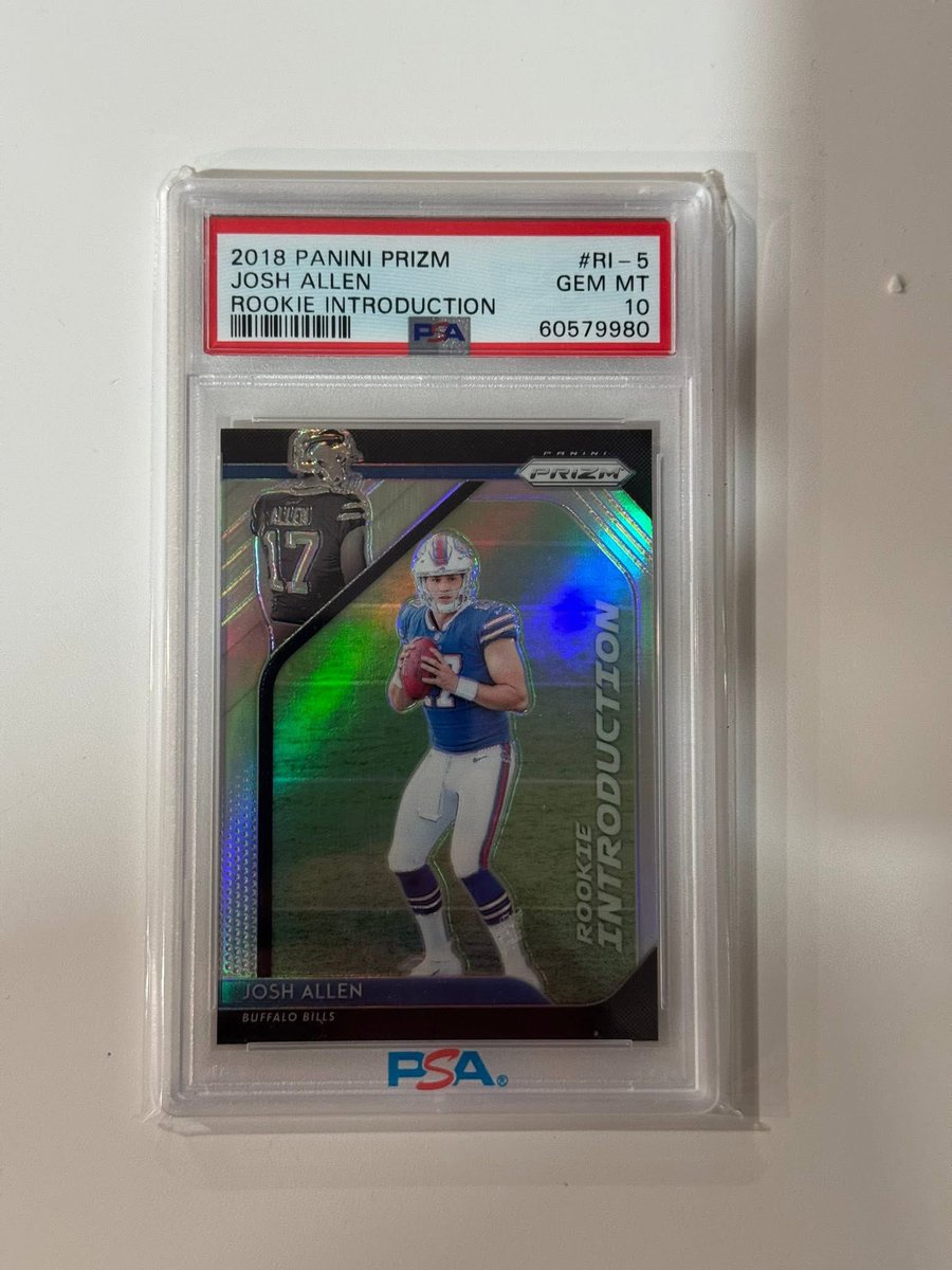 Lil_E300's tweet image. A few bangers for sale!

Drake Maye Contours Green /25    $750

Drake Maye Spectra Neon Blue /50    $390

Josh Allen Rookie Introduction     $415

JSN Checkerboard      $250