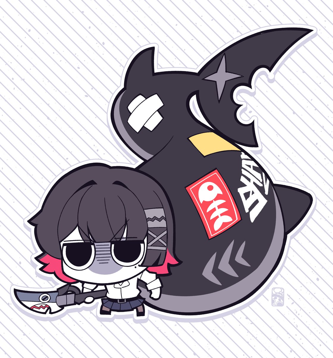 Arang0220's tweet photo. 왕꼬리상어🦈 
#zzzero #ゼンゼロ https://t.co/gpGRcTjrtJ
