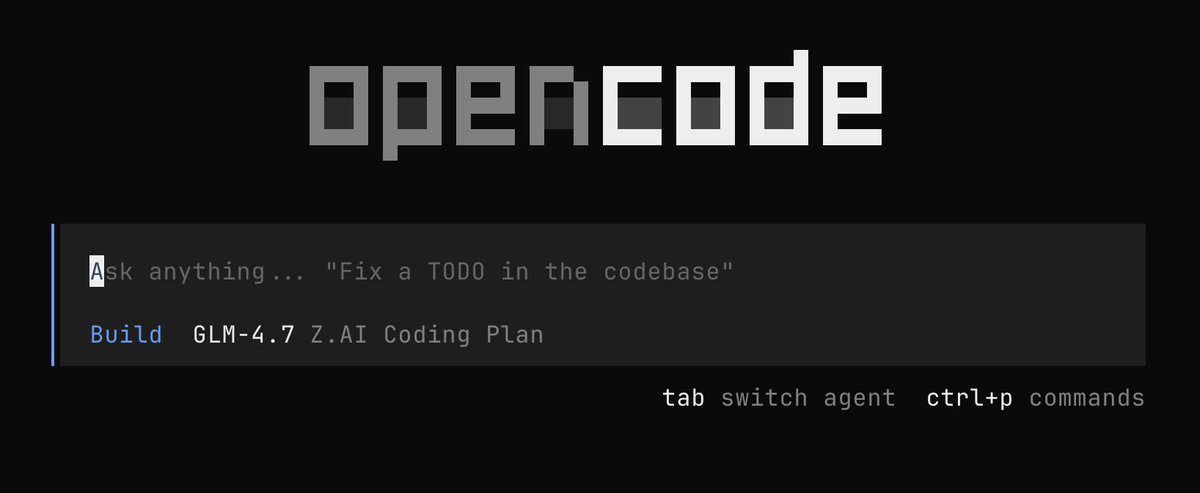 OpenCode GLM plan option