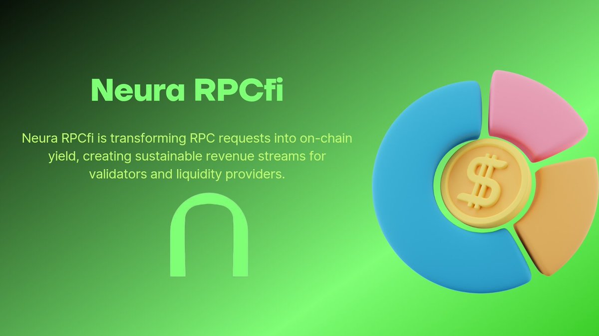 A 🧵 Neura, an EVM-compatible L1 blockchain, introduces RPCfi—a  groundbreaking primitive. It transforms traditional RPC requests from mere  costs into on-chain yield opportunities. These fees are redirected on-chain  to fuel liquidity pools