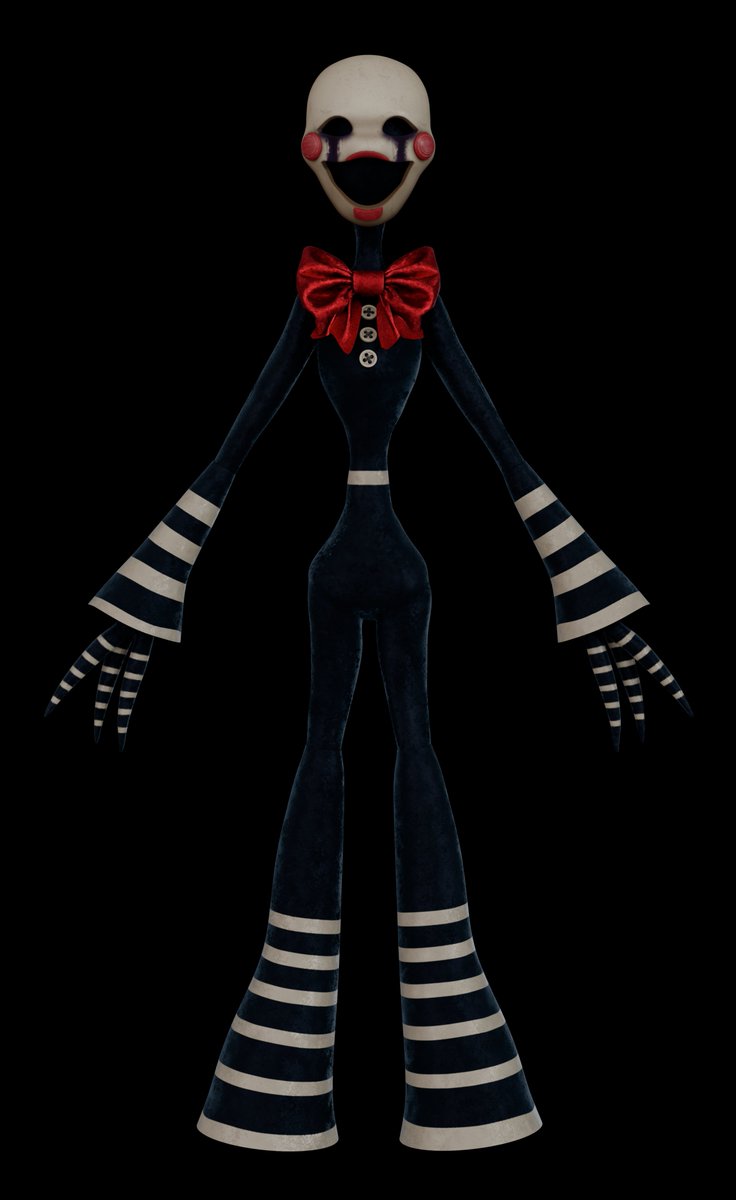 EXG1983's tweet image. Finished Marionette, I'm high-key proud of this one.
-
#FNAF #blender3d