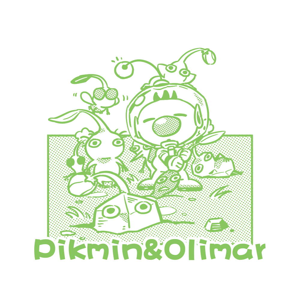 Stamps made for local Nintendo fan event #SuperMarioBros #Pikmin