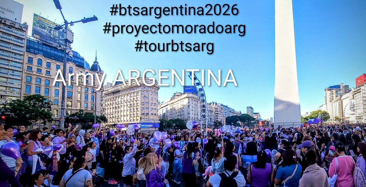 ElyAro31682's tweet photo. #BTSARGENTINA2026
#proyectomoradoarg
#tourbtsarg
#dfallaccess
#hybe_latam https://t.co/HqLQPFoQk4