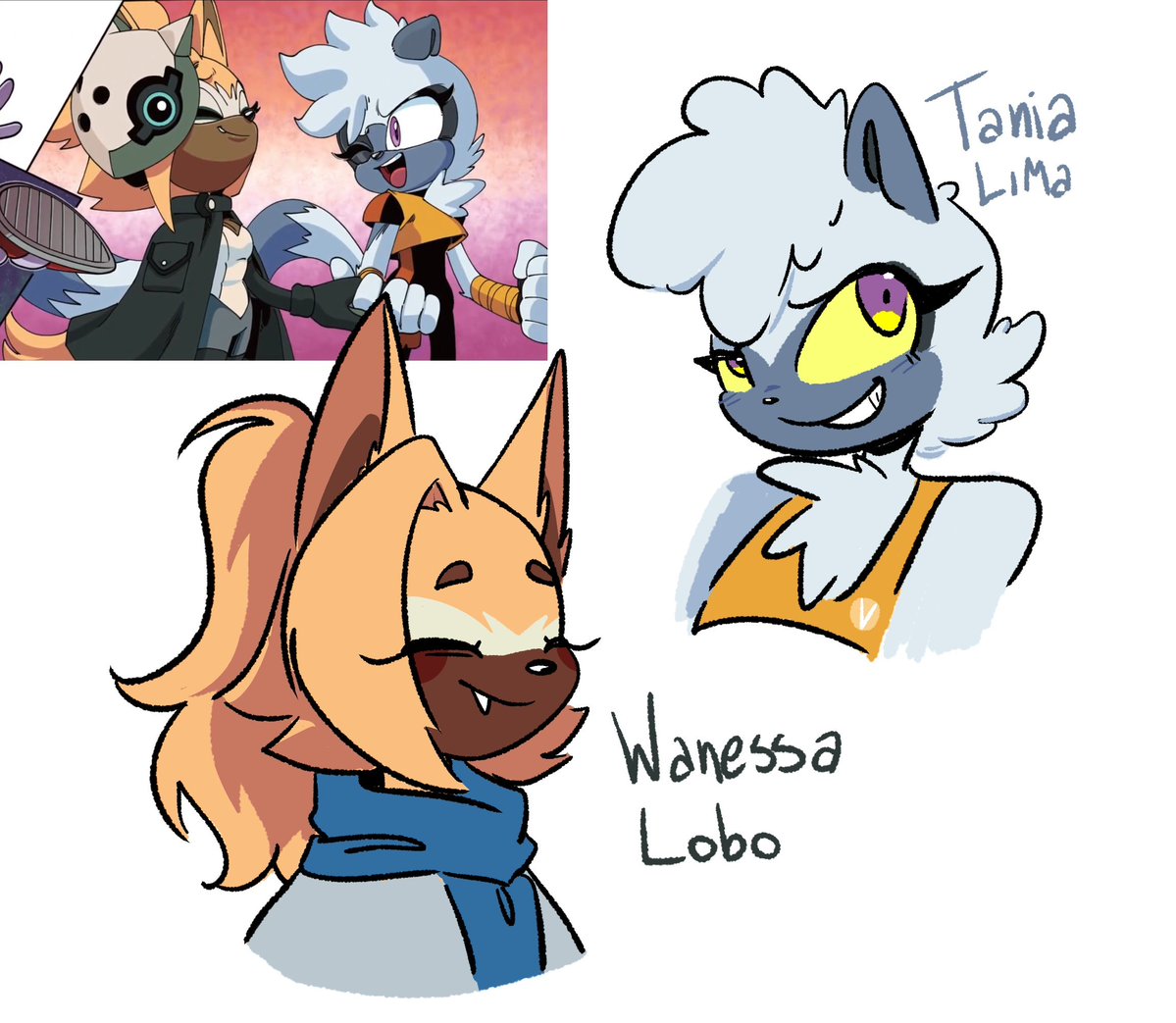 wispangle's tweet image. Enamoradas 🧡🤍
Day #280
#tanglethelemur #WhisperTheWolf #Whispangle #TangleAndWhisper #Tangsper #sonicfanart #sonicidw
Artist: @rratazwna