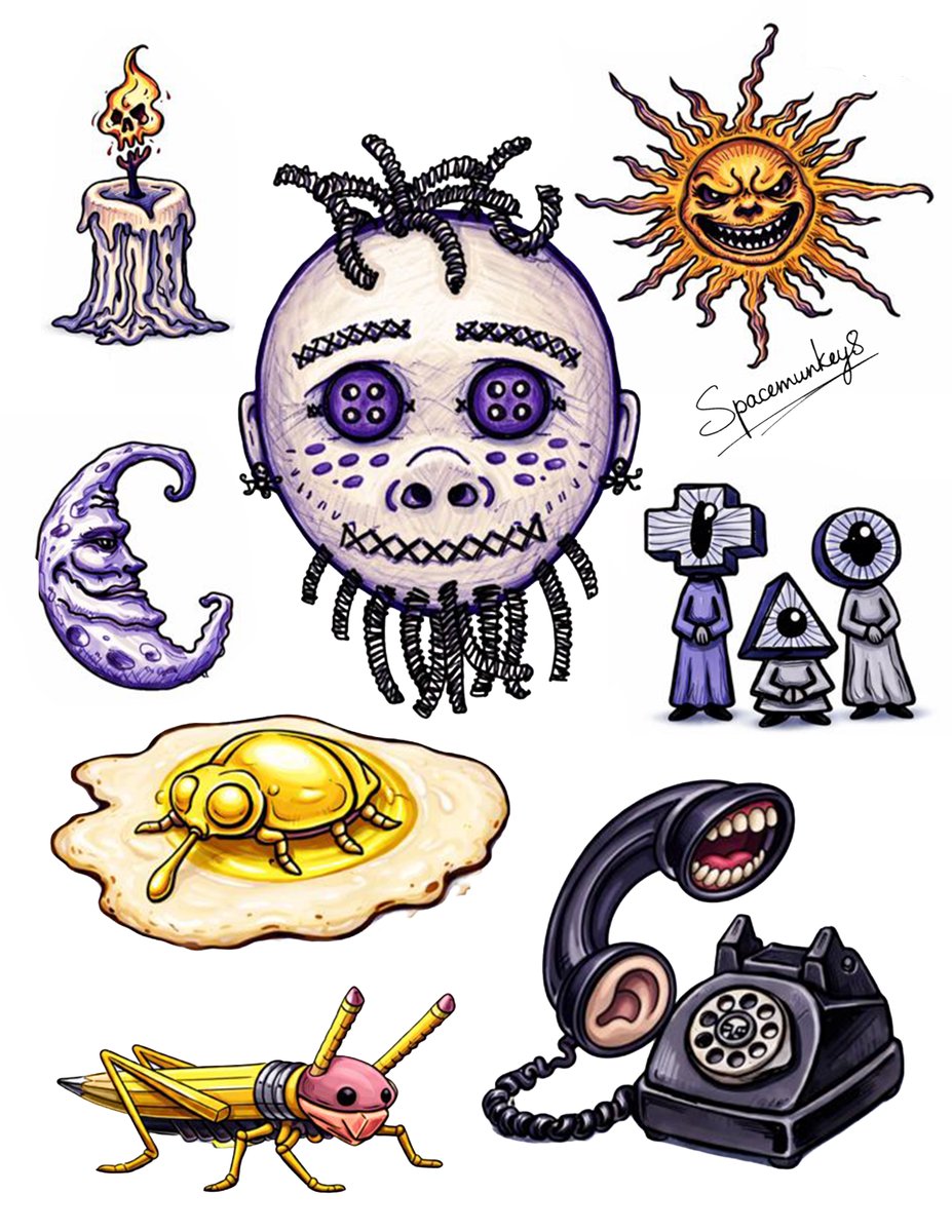 Spacemunkey81's tweet image. Random Doodles #005