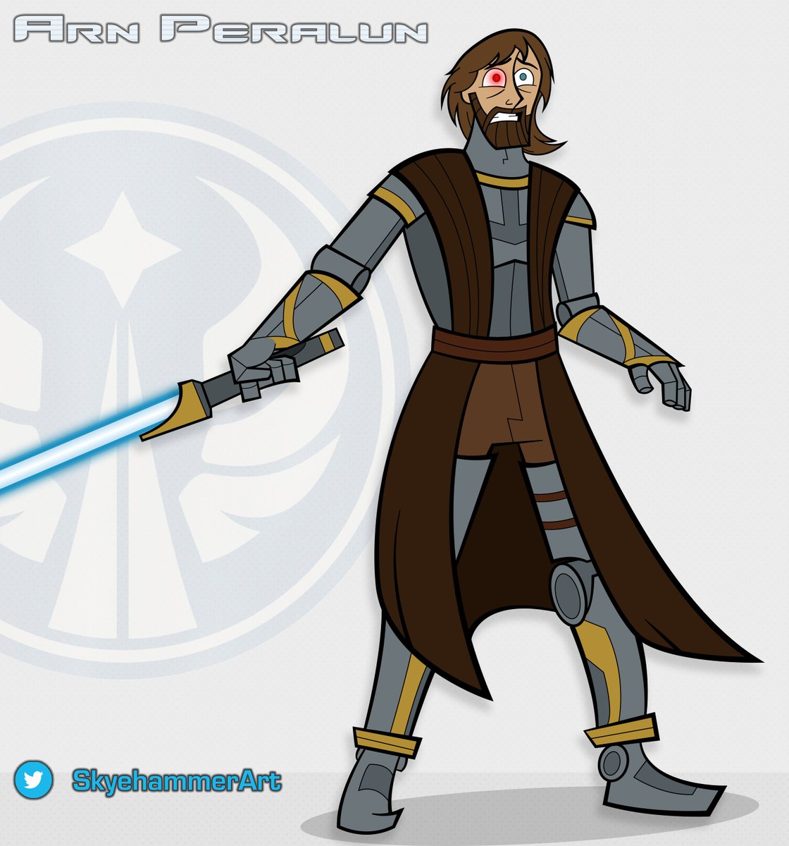 Jedi Knight Arn Peralun from the Old Republic, inspired by Master Sha'a Gi from the 2003 Clone Wars by Genndy Tartakovsky.

#starwars #swtor #kotor #clonewars #tcw #theclonewars #2003clonewars