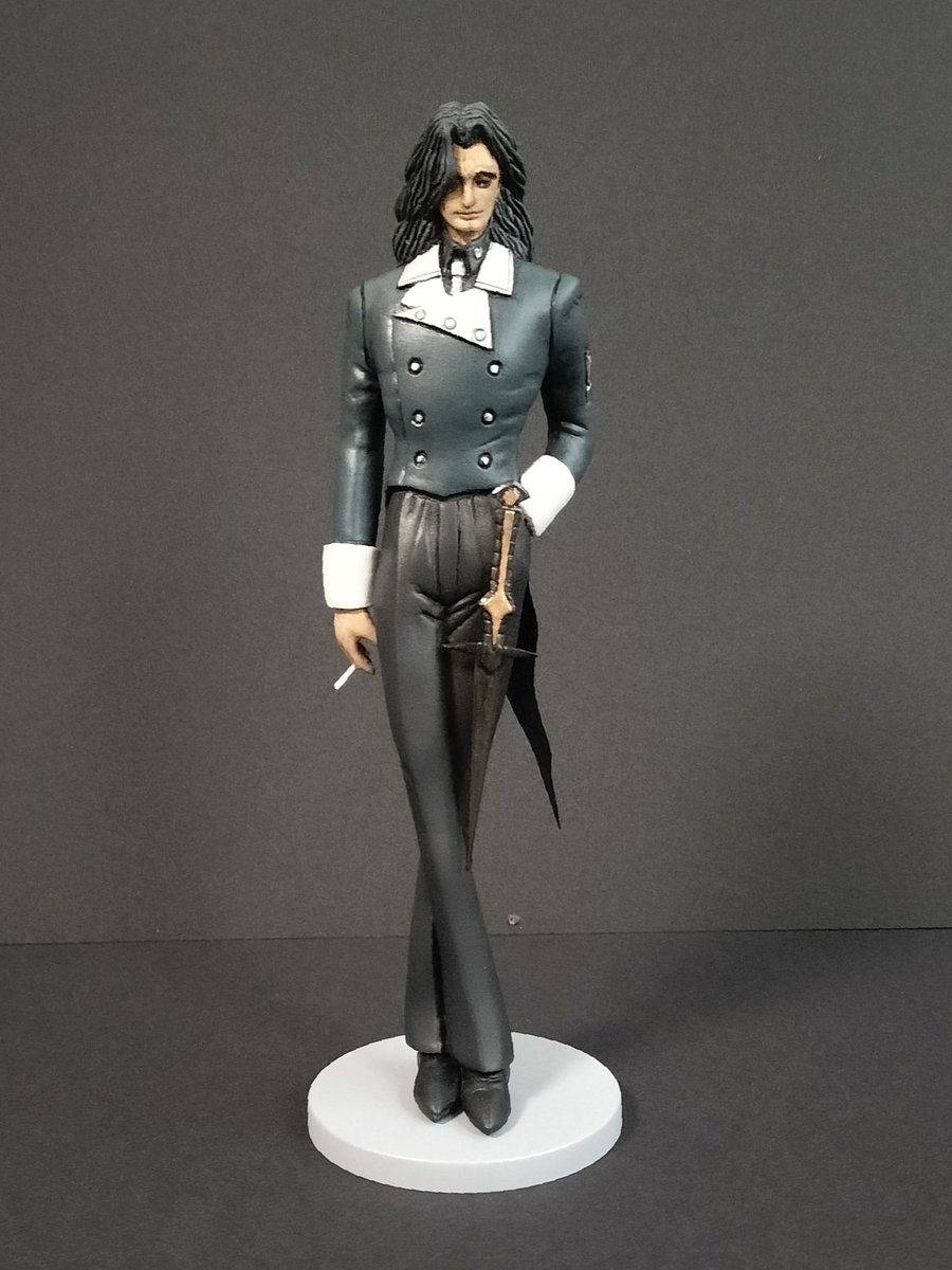 rihiroQ's tweet image. 『騎士ってのは君主と…美しき婦人のために戦うもんだ…』
1/15 剣聖カイエン 完成です。
#ファイブスター物語　
#fss_jp