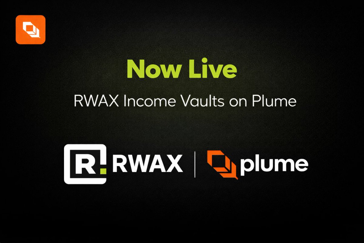 3 in 1 in one interaction. <a href="/The_RWAX/">RWAX Exchange</a>  is in early phase and live in <a href="/plumenetwork/">Plume</a> which is built using <a href="/conduitxyz/">Conduit</a> 

RWAX turns real world assets into onchain cashflow machines. You earn actual weekly/monthly yields from tokenized properties, strategies, and commodities

s1