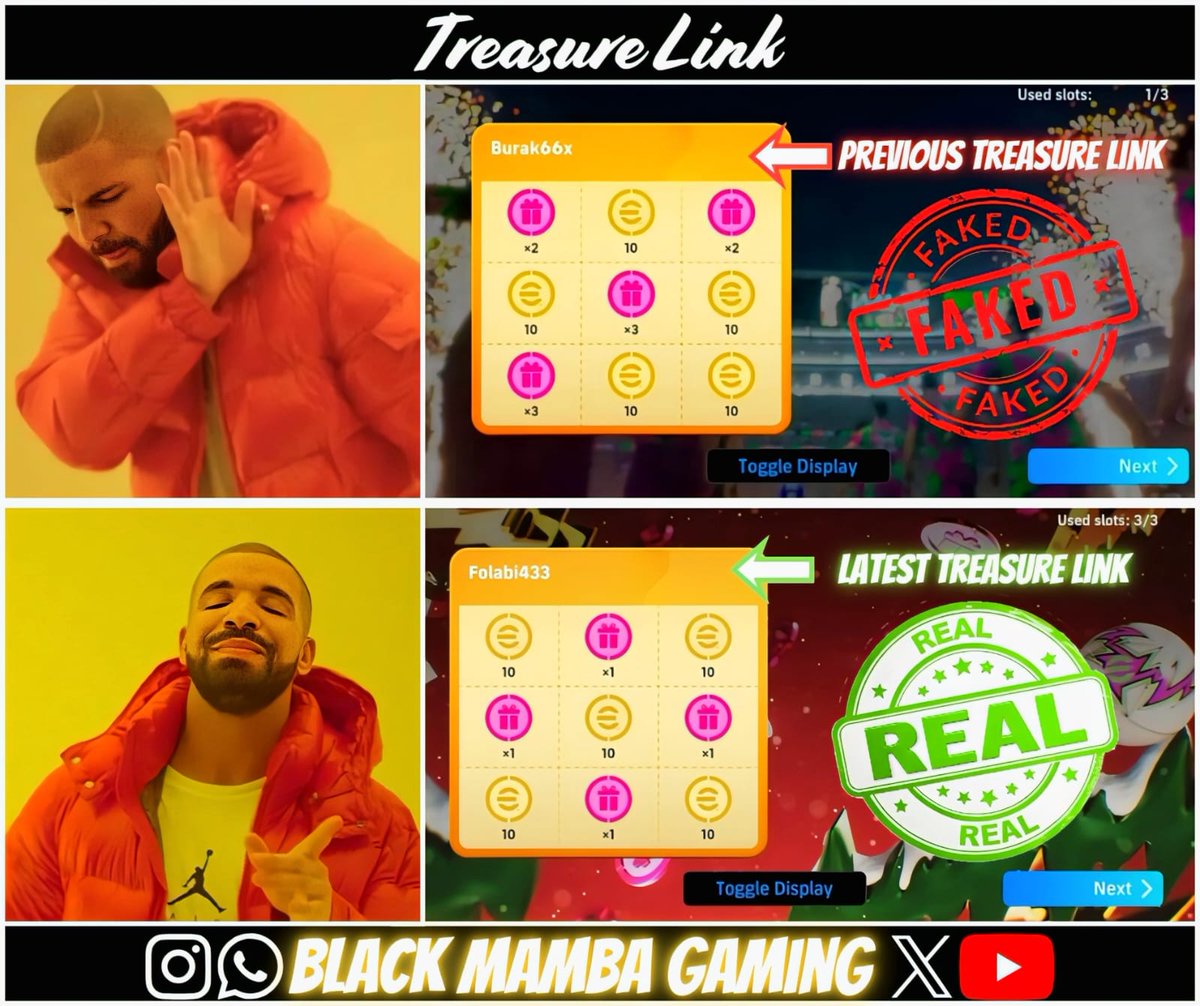 BLACKMAMBABMG's tweet photo. Reality Of 1st Treasure Link
#konami #efootball2026 #efootball2025 #efootball https://t.co/PhskwrTKWB