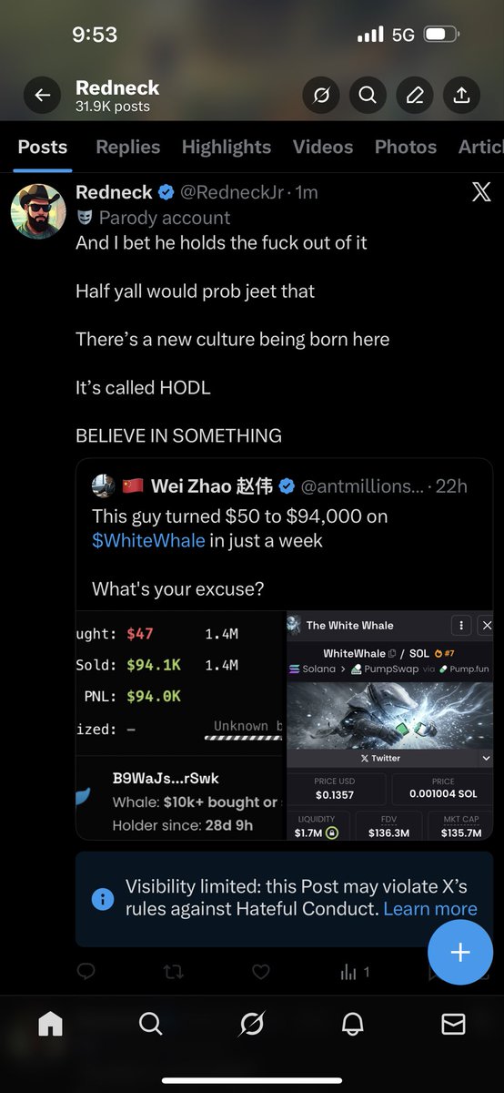 RedneckJr's tweet image. Yo ass wipe @nikitabier 

What the fuck is this? 

Where is the hate speech? 

Is this the freedom of speech platform @elonmusk ???